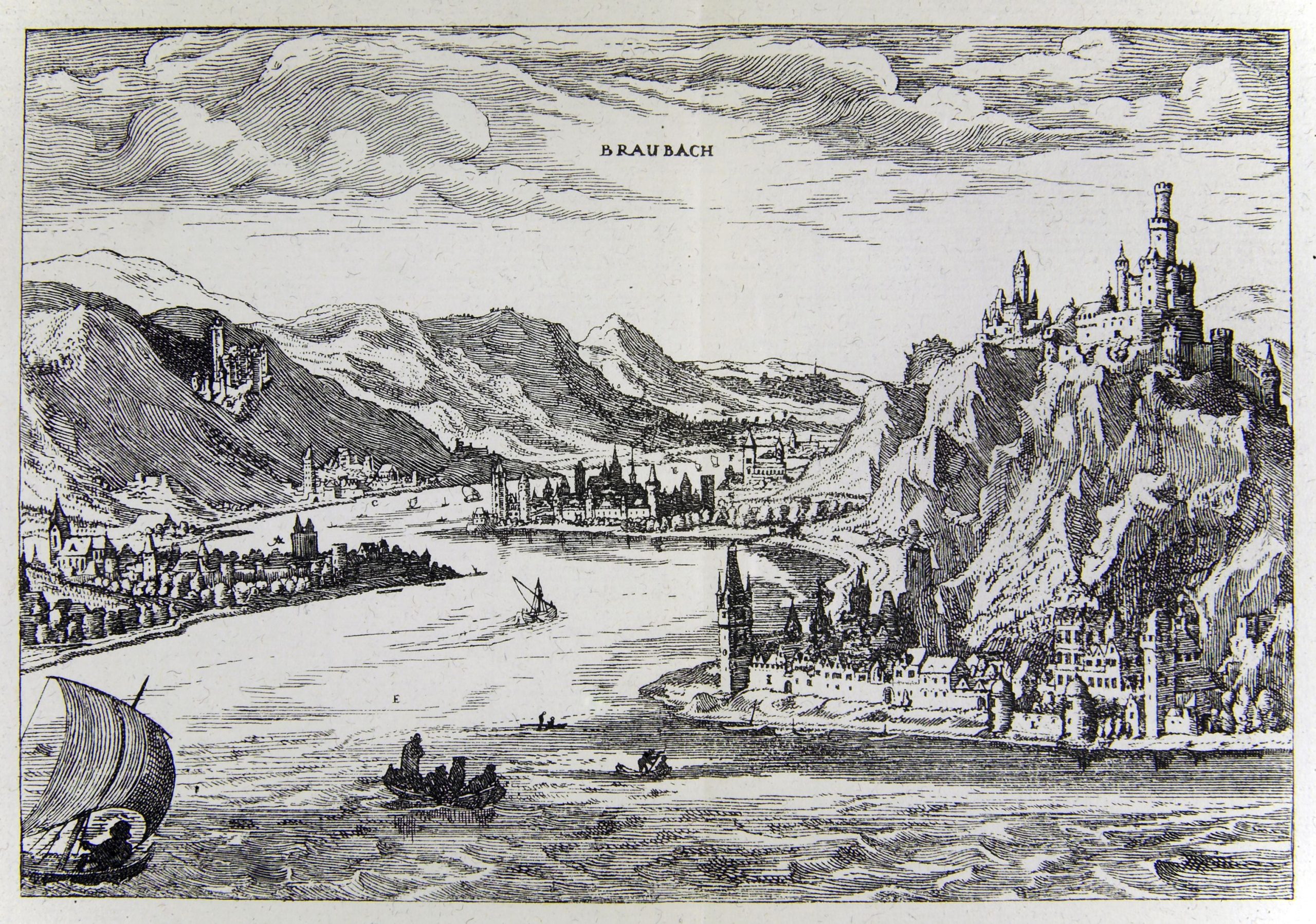 Sebald Ansicht des Rheins bei Braubach,